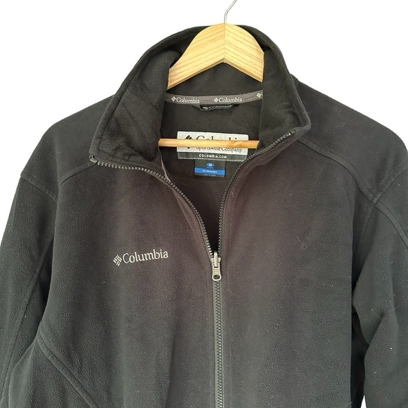 Columbia Men's Interchange Black Fleece Long Sleeve Full Zip Jacket, Medium - Picture 2 of 9